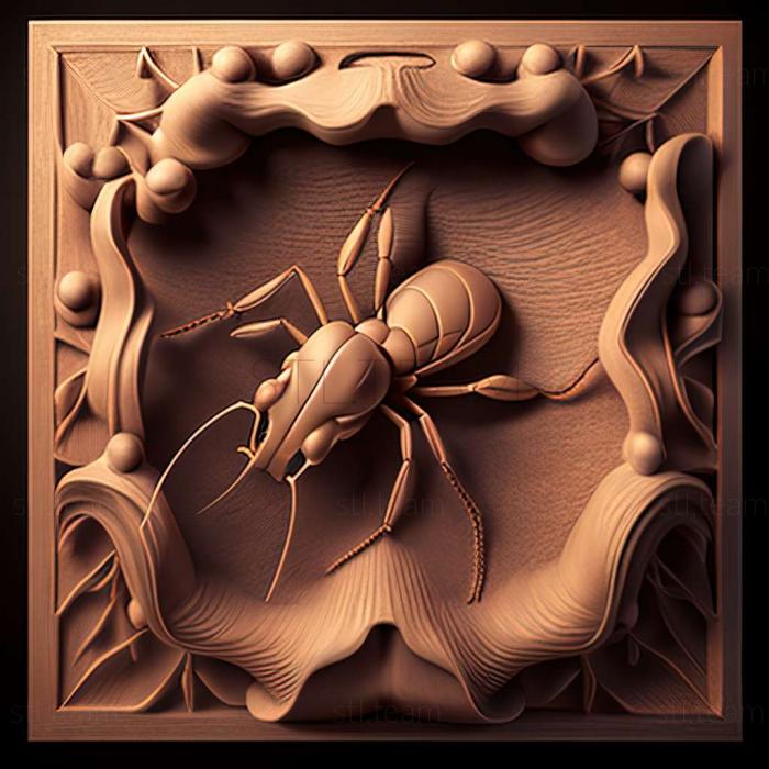 3D модель Pheidole crozieri (STL)